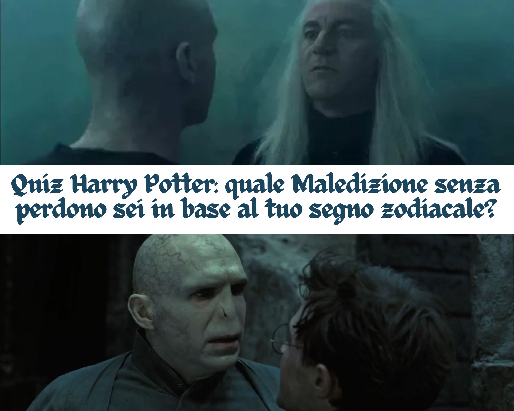 Quiz Harry Potter Quale Maledizione Senza Perdono Sei In Base Al Tuo