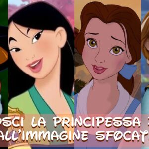 Disney Quiz: sai riconoscere la principessa Disney dalla foto sfocata?