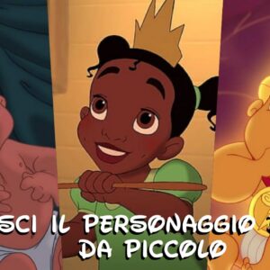 Disney Quiz: sai riconoscere il personaggio Disney da piccolo?