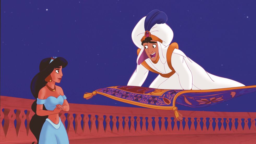 Velocita del tappeto volante di Aladdin Disney
