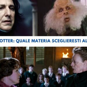 Quiz Harry Potter: quale materia sceglieresti al terzo anno?