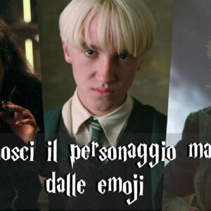 Harry Potter Quiz: indovina il personaggio maschile dalle emoji