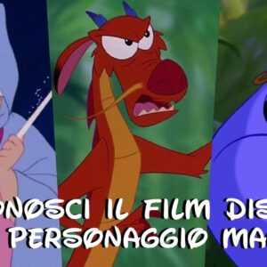 Disney Quiz: riconosci il film d’animazione dal personaggio magico