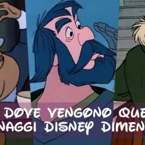 Disney Quiz: da quale film Disney provengono questi personaggi dimenticati?