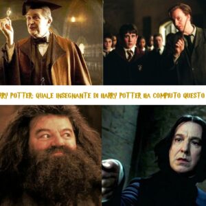 Quiz Harry Potter: quale insegnante di Harry Potter ha compiuto questo gesto?